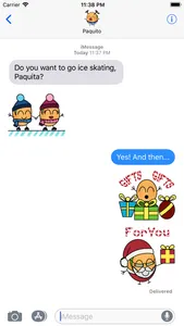 Paquitos Stickers: Christmas screenshot 1