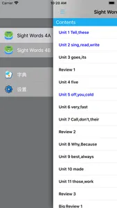 Sight Words 4A4B -220个神奇的常用字 screenshot 3