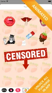 Animated Dirty Emojis Stickers screenshot 2