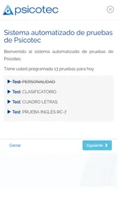 Psicotec screenshot 1