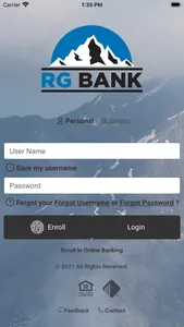 RG Bank screenshot 0