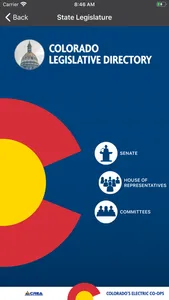 Colorado Legislative Directory screenshot 1