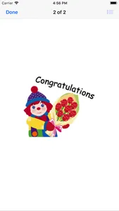 Congratulations Stickers 2018 screenshot 3