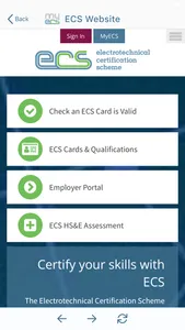 MyECS screenshot 6