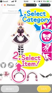 Charaft-Corde and dress up screenshot 4