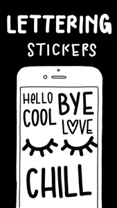 Lettering Stickers screenshot 0