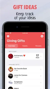 Giving Gifts - Idea Planner screenshot 0