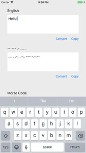 MorseConverter screenshot 1