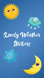 Lovely Weather Stickers screenshot 0