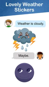 Lovely Weather Stickers screenshot 3