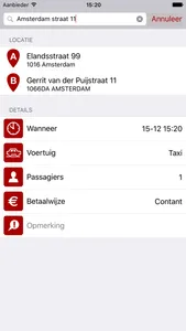 Taxi Mobiel Amsterdam screenshot 1