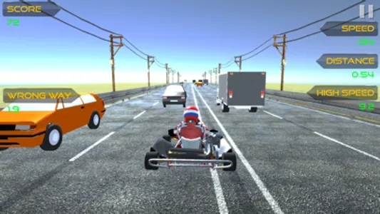 Traffic Go Kart Racer 3D screenshot 0