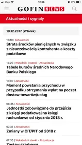 GOFIN NEWS dla Księgowych screenshot 0