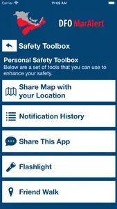 DFO MarAlert screenshot 4