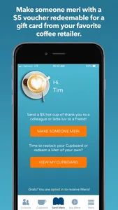 Meri Coffee Sharing App screenshot 1