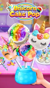 Sweet Unicorn Cake Pop Dessert screenshot 0