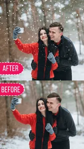 Snow Effect Photo Editor screenshot 2