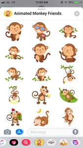 Animated Monkey Friends screenshot 1