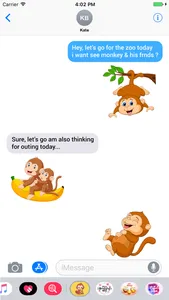 Animated Monkey Friends screenshot 3