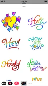 Greet-Moji Stickers screenshot 1