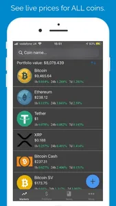 CryptoTrax - Coin Portfolio screenshot 0