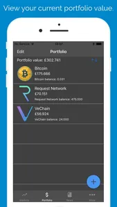 CryptoTrax - Coin Portfolio screenshot 1