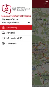 Regionalny System Ostrzegania screenshot 1