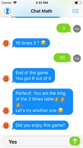 Math Chat - my robot teacher screenshot 1