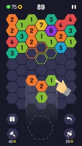 UP 9 - Hexa Puzzle! screenshot 1