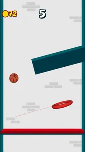 Dunk The Hoops - Bouncy Ball screenshot 2