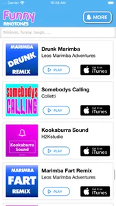 Funny Ringtones for iPhone screenshot 1