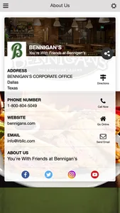 Bennigans screenshot 1