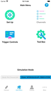 Motion Arm UI screenshot 1