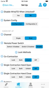 Motion Arm UI screenshot 2