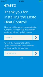 Ensto Heat Control App screenshot 2