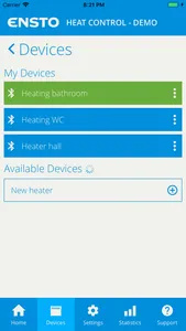 Ensto Heat Control App screenshot 3