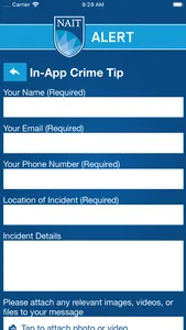 NAIT Alert screenshot 3