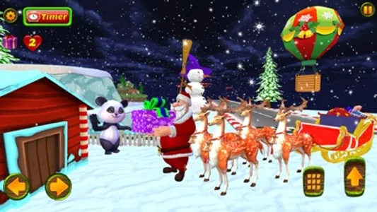 Santa Christmas Infinite Track screenshot 3