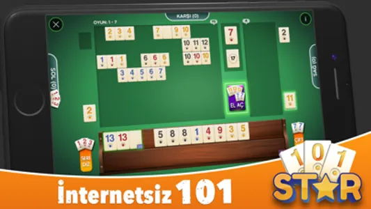 101 Okey Star ( İnternetsiz ) screenshot 0