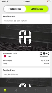 FootballHub screenshot 1