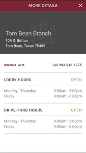 First Natl. Bank – Tom Bean screenshot 1