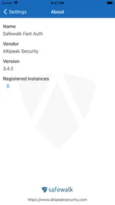 Safewalk Fast Auth screenshot 6