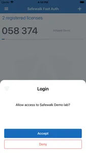 Safewalk Fast Auth screenshot 8