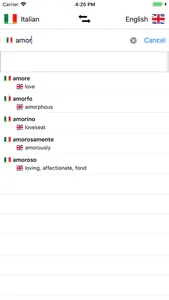 Italian Dictionary - English screenshot 0