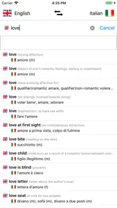 Italian Dictionary - English screenshot 2