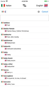Italian Dictionary - English screenshot 4
