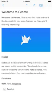 Penote – Note app screenshot 1