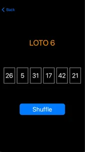 Loto Simulator screenshot 2