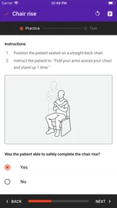 Frailty Tool screenshot 2