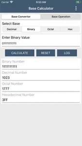 Base Calculator & Converter screenshot 1